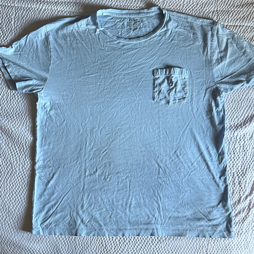 Polo Ralph Lauren Sky Blue Pocket Tee